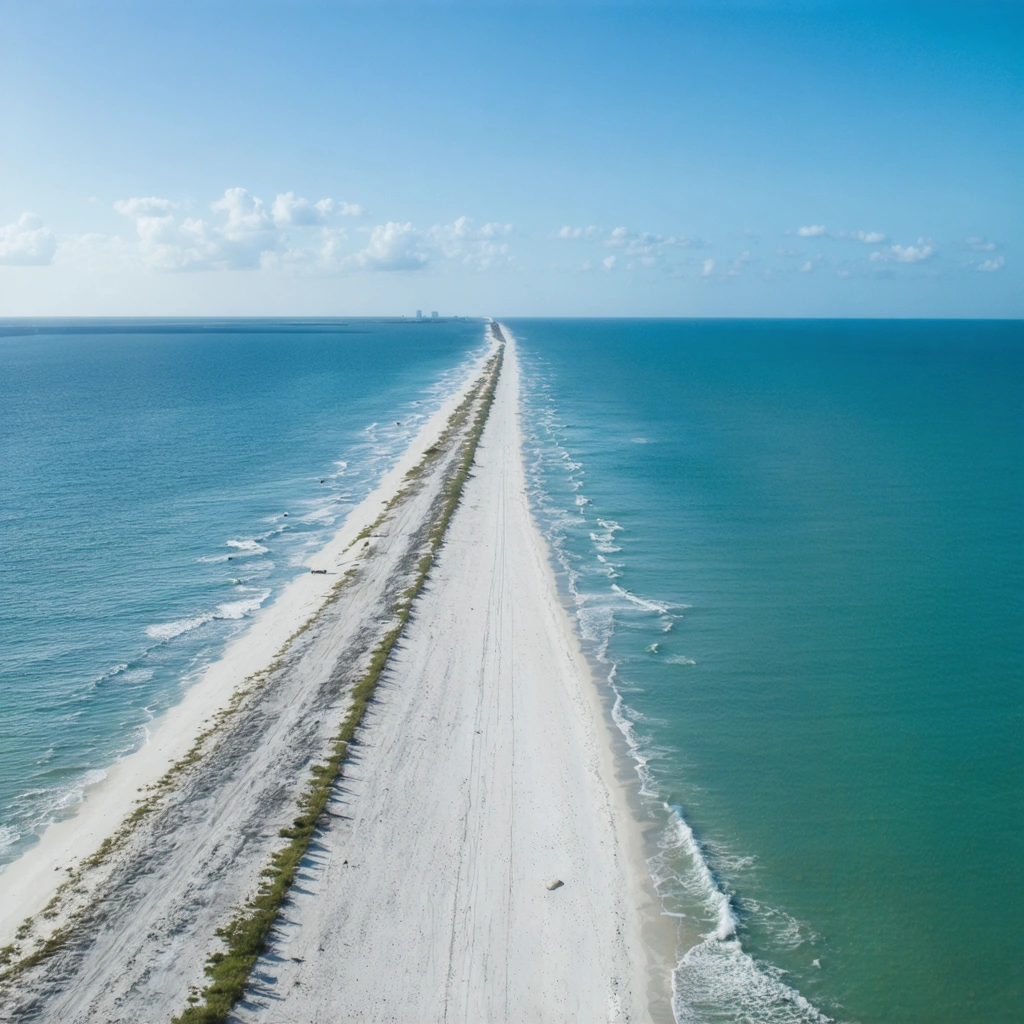 Overhead shot of South West Florida