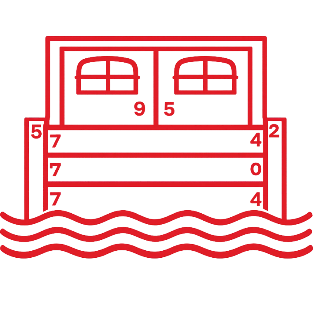 Aluminum flood barrier systems