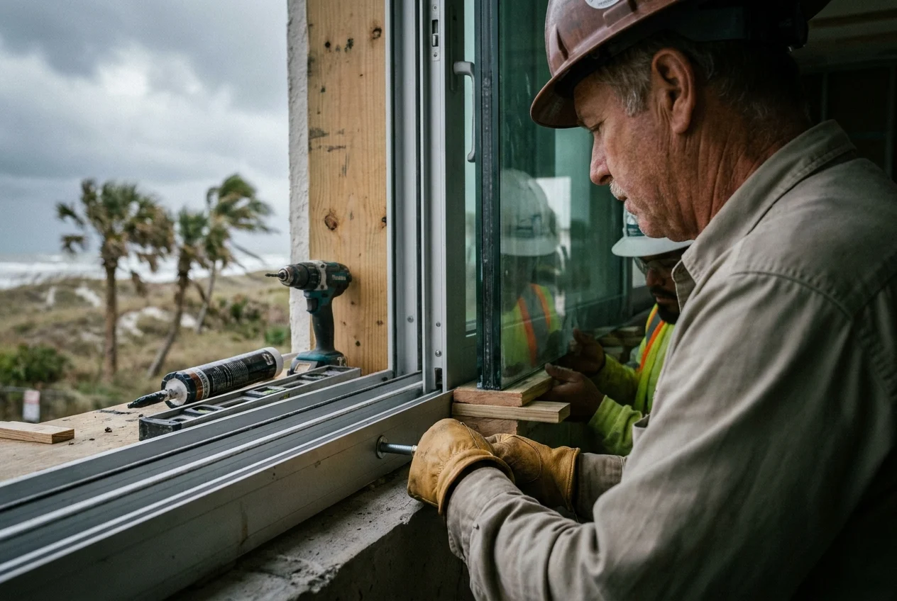 Weatherstripping forming a continuous seal along the door edges